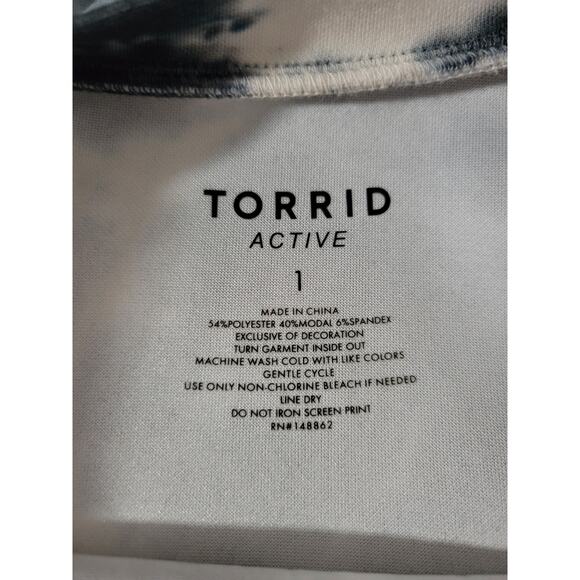 Torrid Active Long Sleeve Top Size 1 - Picture 2 of 5